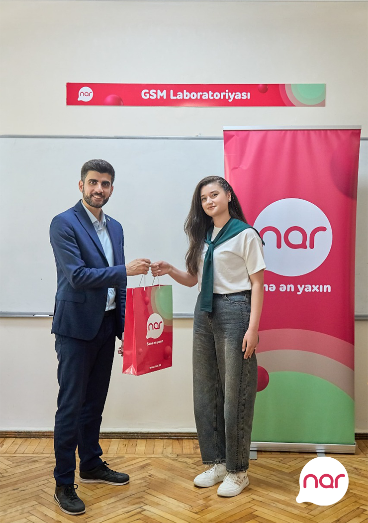 “Nar”ın dəstəyi ilə tələbələr üçün təlimlər keçirildi - FOTOLAR